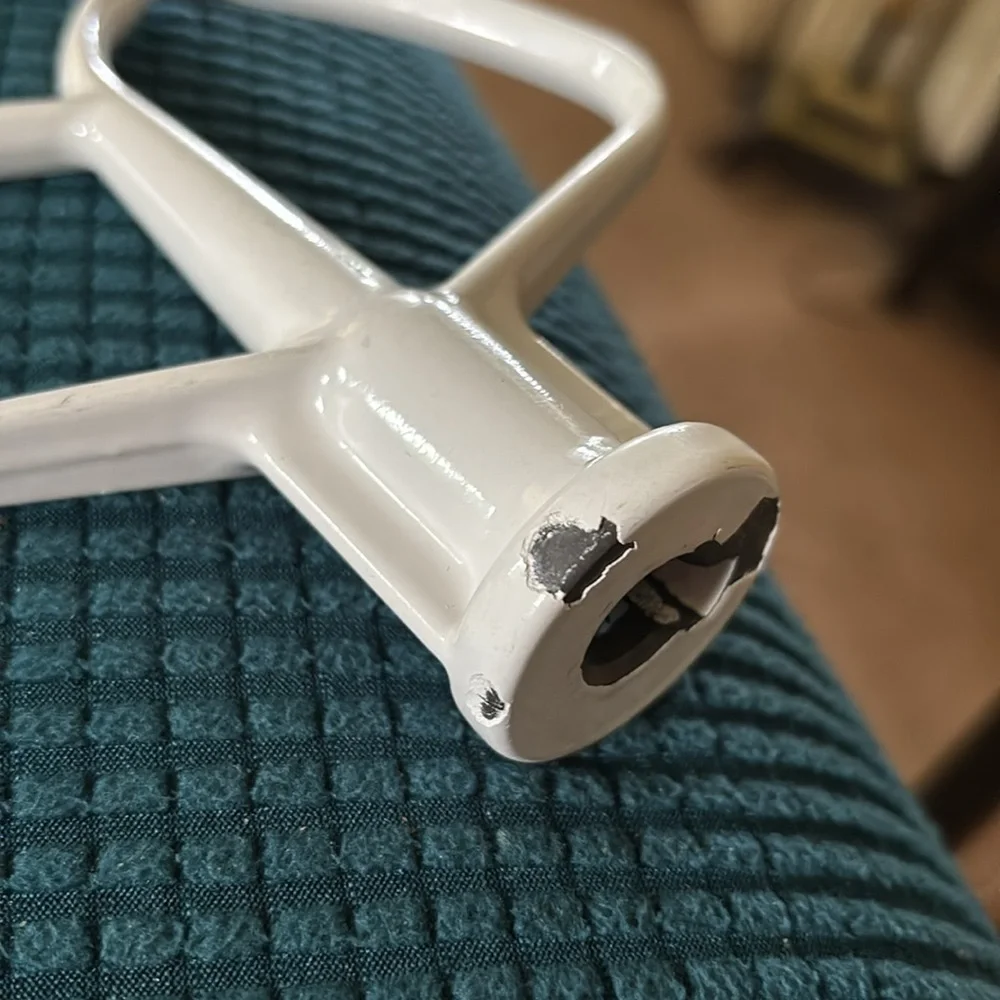 KitchenAid Coated Flat Beater, White For Mixer Attachment Dishwasher Safe